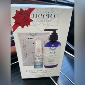 Cuccio Somatology Post Sweat Trio - includes wipes, body wash and yoga mat spray